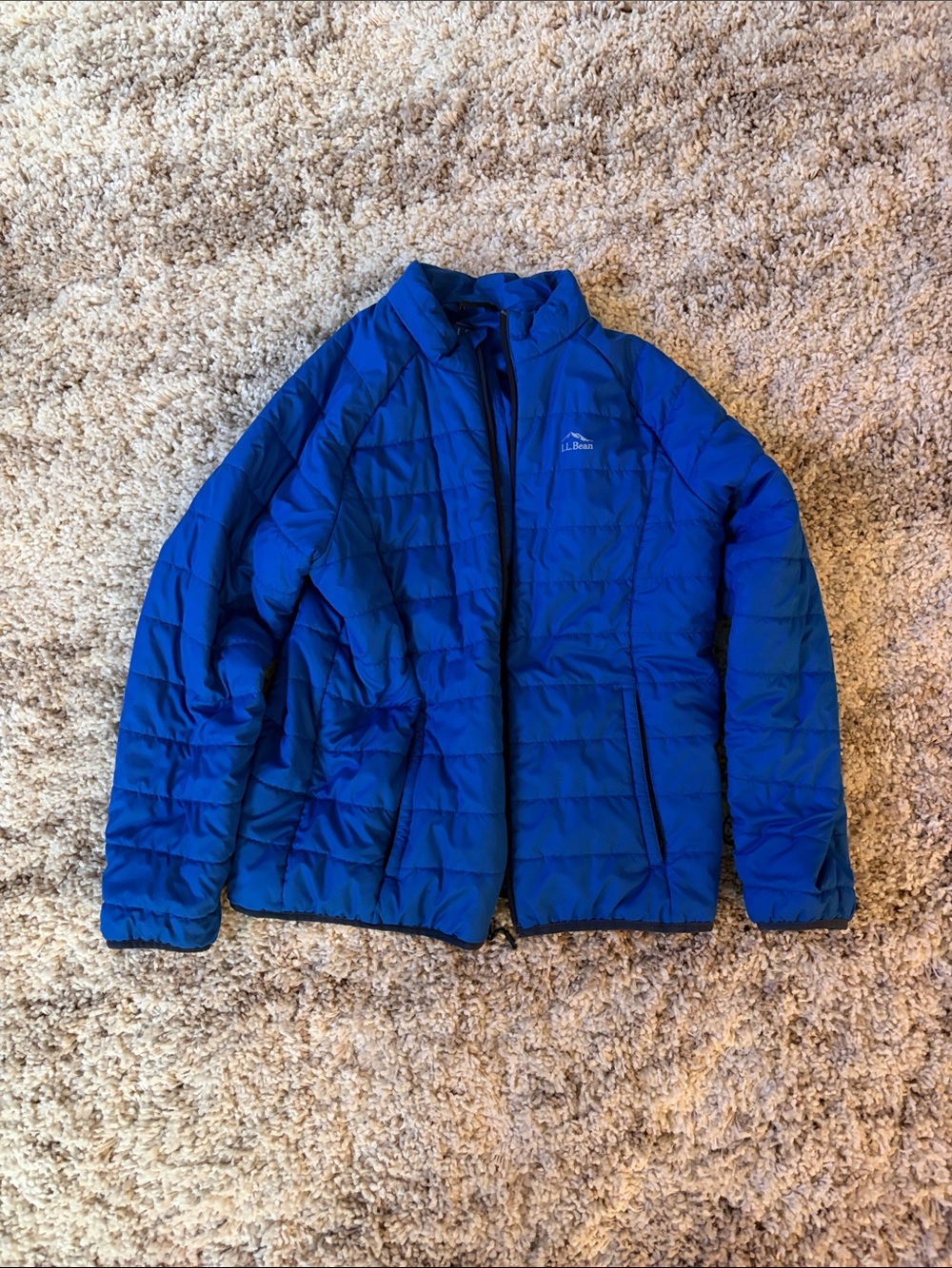 L.L. Bean Kids' Royal Blue Quilted Packable Puffer Jacket